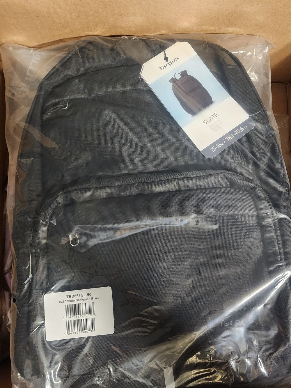 Targus Slate 15.6" Black Laptop Backpack